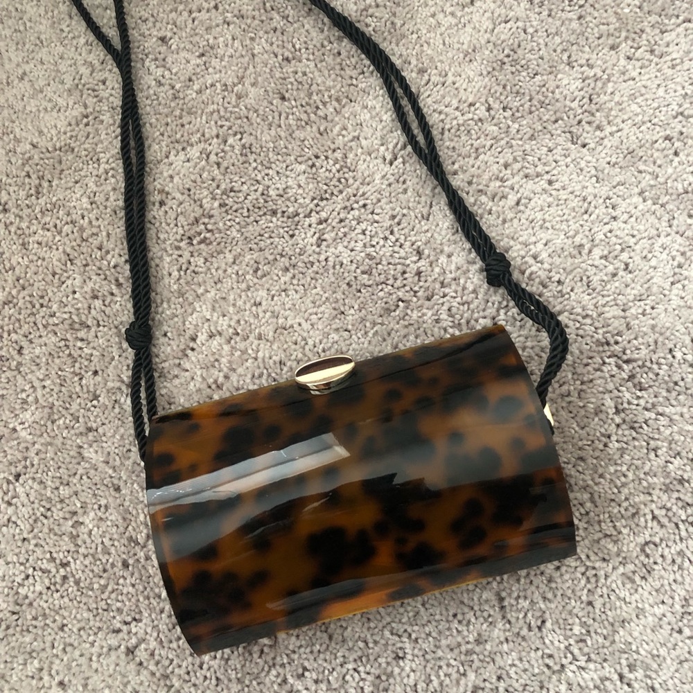 Zara tortoise shell design purse